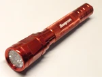 Snap On Flashlight, Aluminum, Six Led Lamps 2X Aa Cell, Minor Damage Read Desc.. Fixed Price $12.95.