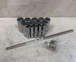 Proto J54107 Socket Set 1/2" Drive 15 Piece 12-POINT Sae 3/8" 1/4". Fixed Price $95.00.