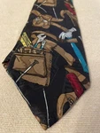 Y2K Carpenter Tools Silk Tie Hammer Nails Toolbox Work Wear Novelty Mens Vintage. Fixed Price $28.99.