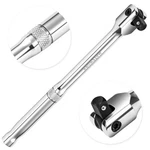 Matework 3/8'' Drive Breaker Bar, 10 Long Extension Inches, Silver. Fixed Price $14.69.