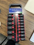 Kobalt 15PC Sae 1/2 Drive 6PT Impact Rated Socket Set. Fixed Price $45.00.