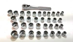 Craftsman 3/8 Socket Set Usa - Vs 44811 Ratchet 6 Pt & 12 Sae Metric G C2. Fixed Price $39.95.
