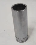 Preowned Snap-on 1/2" Drive 12-POINT Sae 7/8" Flank Deep Socket S281. Fixed Price $54.99.