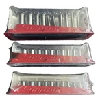 New Snap-on 1/4" Drive Sae Socket Sets Shallow Semideep 110TMY 110TMSY. Fixed Price $489.99.