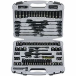 Stanley 92-839 99 Pc Black Chrome Socket Set Laser Etched 1/4 3/8 Drive. Fixed Price $167.87.