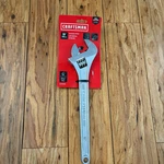 Craftsman Adj. WRENCH,1 3/4" Jaw CAPACITY,15" L CMMT81625. Fixed Price $45.00.