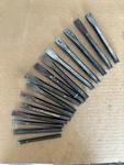 (15) Snap-on Tools Flat Chisels In Good Condition PPC820B PPC816B. Fixed Price $129.88.