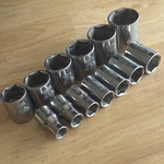 Napa Tools Sae Shallow Socket Set 1/2" Drive 6 Point Laser Etch Easy Read Usa. Fixed Price $119.95.