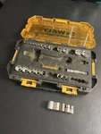 Dewalt Drive Socket Set Sae/metric 1/4-INCH (DWMT73805) Incomplete Read. Fixed Price $17.50.