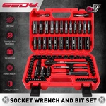 96PC 3/8" Drive Impact Socket Wrench Bit Set Standard & Deep Sae Metric. Fixed Price $59.99.