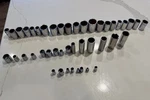 Large Mixed Socket Lot 1/2 3/8 1/4 Craftsman Sk Kal Sae & Metric 44. Fixed Price $64.99.