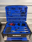Kobalt 297 Pc Mechanics Tool Set Sae/metric New Open Box Complete W/ Case. Fixed Price $149.99.