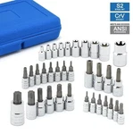New 35PC Torque Bit And E-socket Set Tamper Proof Mechanics Tool Star. Fixed Price $29.95.