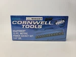 Cornwell Bluepower CBPI1M 12 Pc Metric Socket Set 1/4 Dr 6-POINT New Sealed!!!. Fixed Price $74.95.