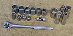 17 Kd K-d 1/2" Drive 16 Socket Set Ratchet Extension Sae Metric 32MM 22 21 1-1/8. Fixed Price $56.52.