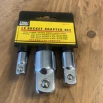 Tool Shop Piece Socket Adapter Set 1/4" 3/8" 1/2" Drive New 244-3717. Fixed Price $8.50.