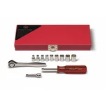 Wright 212 1/4" Drive Piece Standard Socket Set 6-POINT Metal Toolbox. Fixed Price $157.83.