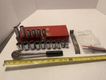 Vintage Klein 1/2" Drive Sockets Extension Ratchet Wrench No. 65820 With. Fixed Price $38.40.