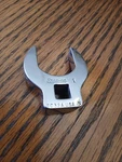 Snap-on Tools 3/8" Drive Sae 1" Open End Crowfoot Socket Wrench FC32A. Fixed Price $23.00.