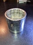 Armstrong 2-3/16" 12 Point 3/4" Drive Sae Standard Socket Usa. Fixed Price $35.18.