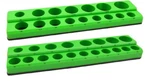 Grip 2PC 1/2" Drive Sockets Holder Tray Shallow Deep Sae Mm Magnetic Base 67215. Fixed Price $34.99.