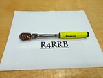 Snap-on Tools New 1/4" Drive Reverse Hiviz Soft Grip Flex Head Ratchet THLF72RHV. Fixed Price $200.00.