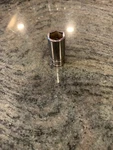 Snap-on FSS161 3/8" Drive Sae 1/2" Point Semi Deep Chrome Socket. Fixed Price $39.95.