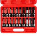 Wett 1/2" Master Impact Hex Bit Set 20 Piece Driver Socket Allen. Fixed Price $56.28.