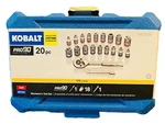 Kobalt Pro 90 Ratchet 20PC 1/4 Drive Socket Set Sae/metric #0573335 New In Case. Fixed Price $25.10.