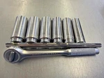 Matco Tools 8R8N 3/8" Ratchet W/db 6 Pc Deep Socket Set (CJL007023). Fixed Price $119.99.