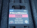 Gearwrench 1/2" Drive 10MM Deep 12PT Socket- P/n 80781. Fixed Price $8.99.