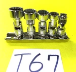 Snap-on Tools 5 Piece 1/4 Drive Metric Short Swivel Socket Set 12-POINT. Fixed Price $195.00.