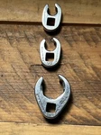 Snap On Tools 3/8" Crows Foot Wrench FRH140S FRH160S FRH280S - Lot Of. Fixed Price $56.68.