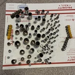 Large Lot Of 128 Sockets Sae Metric Drive 6 Point Some Husky Taiwan Jap. Fixed Price $63.99.