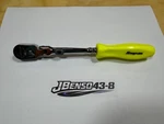 Snap-on Tools Used Hi-viz 1/4" Drive Hard Grip Locking Flex Ratchet THLXD72HV. Fixed Price $349.95.