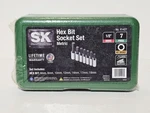 New Nos Sk Tools Usa Piece 1/2" Drive Metric Hex Bit Socket Set 41427. Fixed Price $149.95.