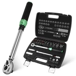 32PCS Torque Wrench Socket Bike Tool Set 3/8" Driver 3.69-44.28FT-LBS (5-60 N.m). Fixed Price $35.99.