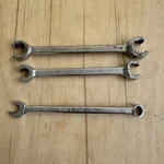 2X Bonney & Bon-e-con Usa Wrenches 3/8 9/16 11/16 Flare Nut Combination EF-1618H. Fixed Price $15.00.