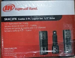 Ingersoll Rand Combo 3PC. Lugnut Set 1/2" Drive SK4C3FN Impact Grade Flip Socket. Fixed Price $38.79.
