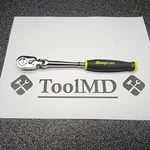 Snap-on Tools Usa New 1/4" Drive High Vis Yellow Long Flex Head Ratchet THLF72HV. Fixed Price $179.95.