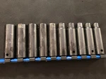 Matco Piece Metric Deep Impact Socket Set 1/2" Dr Point 10-19MM SCDPM116TA. Fixed Price $104.45.