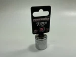 Powerbuilt 641010 3/8 Inch Drive, 7/8 12 Point Shallow Socket. Fixed Price $7.95.