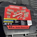Very Rare Sears Craftsman Usa Nos 42PC Socket Wrench Set Accessory Kit 34845 Mnt. Fixed Price $399.00.