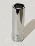 Snap-on Tools Usa New 3/8" Drive 12MM Metric 6 Point Deep Chrome Socket SFSM12. Fixed Price $44.95.