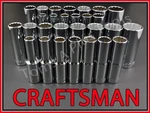 Craftsman 64PC Short & Deep 1/2 Dr Sae Metric Mm 12PT Ratchet Wrench Socket Set. Fixed Price $150.81.