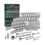 Sk 1/4" & 3/8" Drive Socket Set With 160-P Ratchet, 105-PIECE, Sae Metric, .... Fixed Price $319.85.