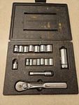 Craftsman Usa Metric Socket Wrench Set Ratchet 1/4" & 3/8" Dr. 33237 43784 Sears. Fixed Price $29.99.