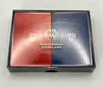 Vintage 99.9 Beck Aluminum Playing Cards Set W/ Plastic Case Usa. Fixed Price $15.00.