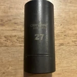 Craftsman Usa 27MM Deep Impact Socket 1/2" Drive Point Gk 16087. Fixed Price $31.99.