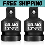 1/2" Female To 3/8" Impact Socket Adapter Reducer Set, Pcs Chrome Molybde. Fixed Price $10.35.